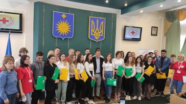 Засідання Товариства Червоного Хреста