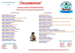Засідання Малої Академії Наук