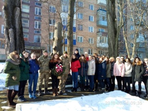 Мітинг пам’яті, присвяченому 74 річниці визволення міста від німецько-фашистських загарбників