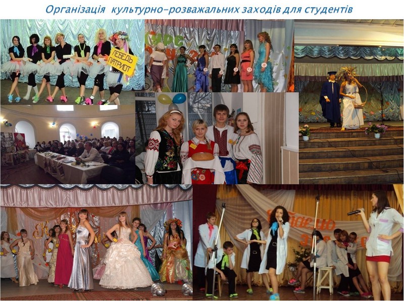 Організація культурно-розважальних заходів для студентів