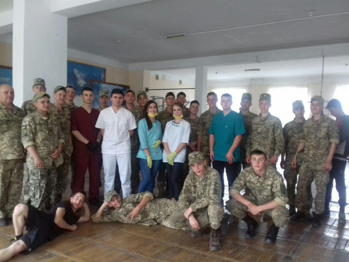 Проведення занять з домедичної допомоги під 