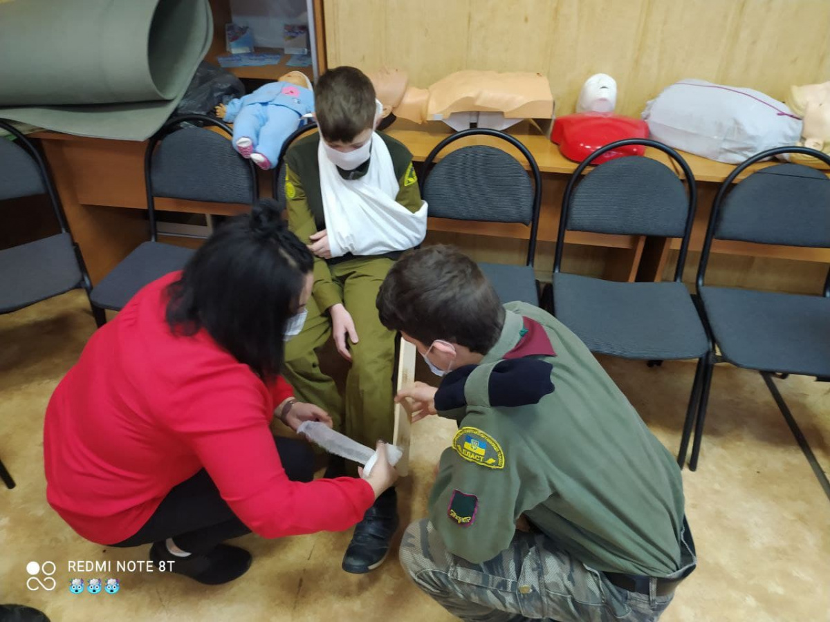 Тренінг по наданню домедичної допомоги потерпілому