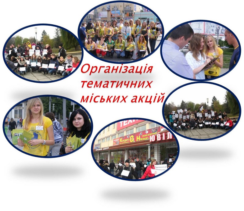 Організація тематичних міських акцій