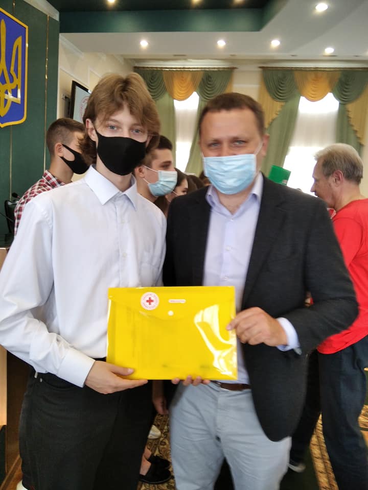 Засідання Товариства Червоного Хреста