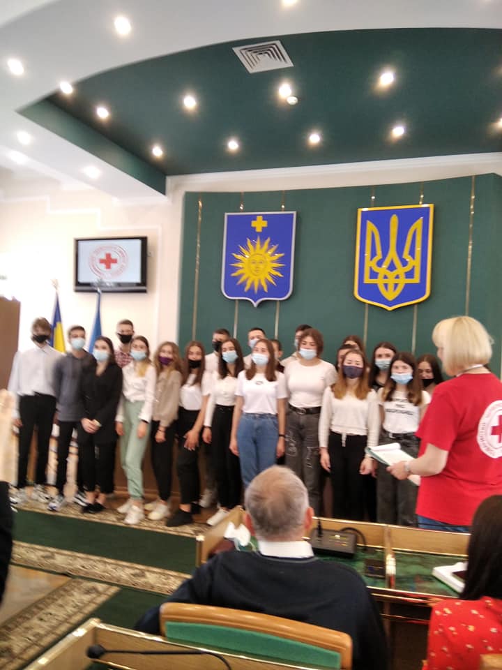Засідання Товариства Червоного Хреста