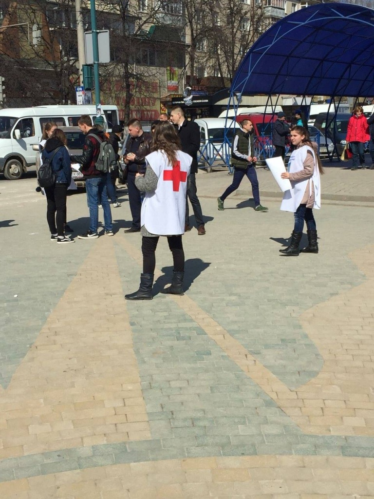 Акція в місті ”Своєчасна діагностика - швидке одужання!”