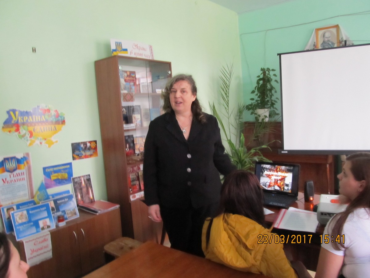 23.03.2017 Відкрите засідання гуртка німецької мови «Кам’янець-Подільський: від окупації до визволення»