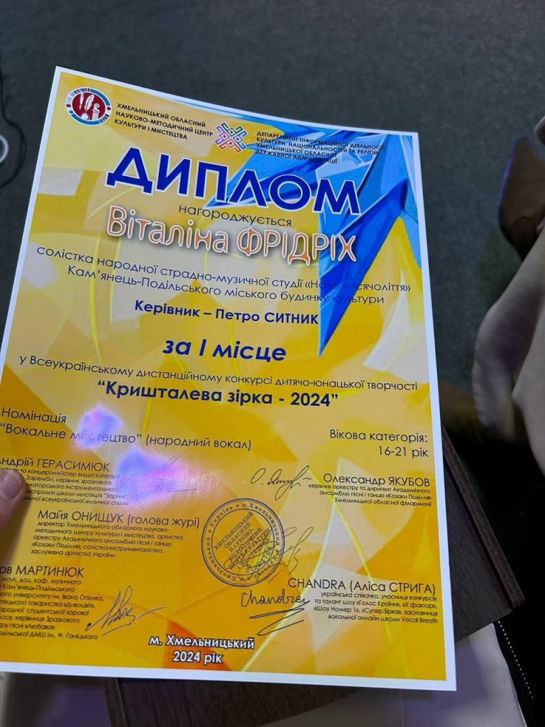 Фрідріх Віталіна "Ой, ти місяцю"